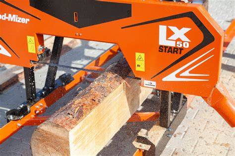 Wood-Mizer LX50START staklių vizualiai aprašta nuotrauka (pavyzdys)