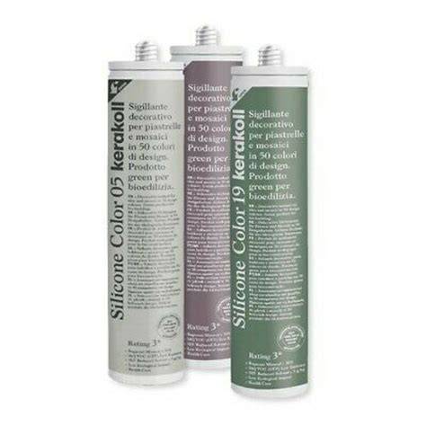 Kerakoll Silicone Color: elastingas sanitarinis hermetikas, tinkamas keramikei