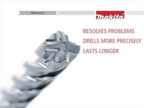 Makita Nemesis grąžtai akmeniui ir betonui