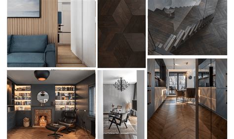 erdvės su skirtingomis grindų dangomis