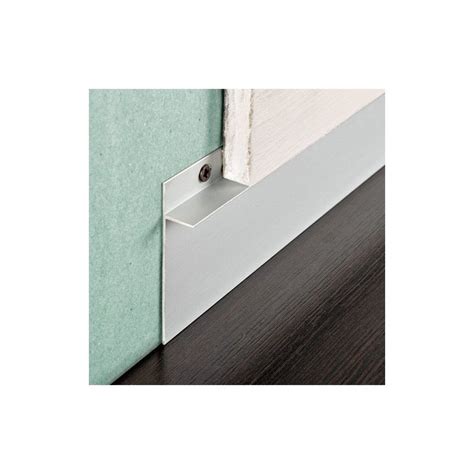 Aliuminio profilio, skirto įleidžiamoms grindjuostėms, pavyzdys