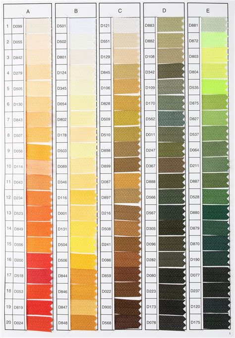 spalvoto polikarbonato lakštų spalvų paletė