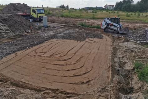 Geotekstilės ir pagrindų paruošimo vaizdinė diagrama