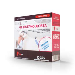 KAPCO Easy-Tape glaistymo juostos schema