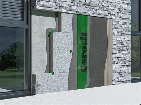vizualizacija: fasado šilumos izoliacijos sistema CERESIT Ceretherm ETICS