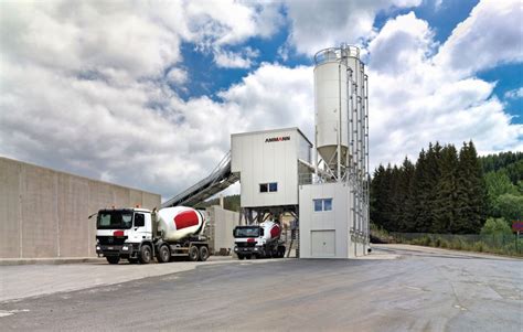 CONSTMACH Stationary-60 betono gamyklos schematinis vaizdas