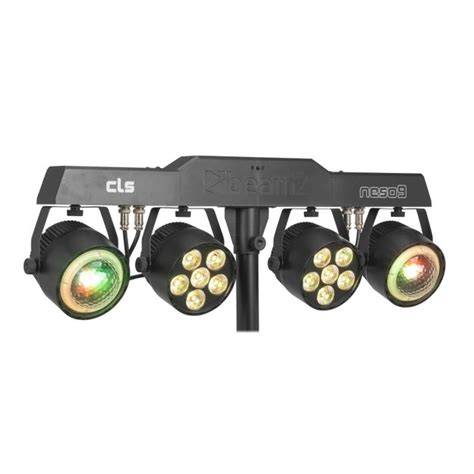 LED PAR ir lazerių šviesos išdėstymas