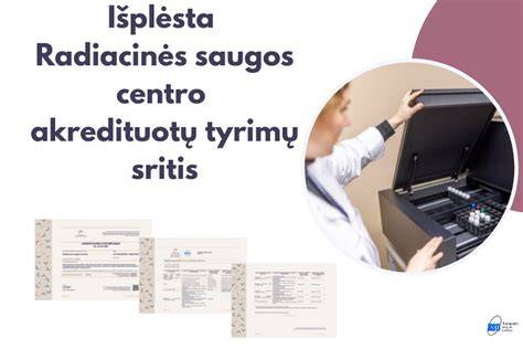 Diagram: radiacinės saugos proceso eiga nuo tyrimų iki įgyvendinimo