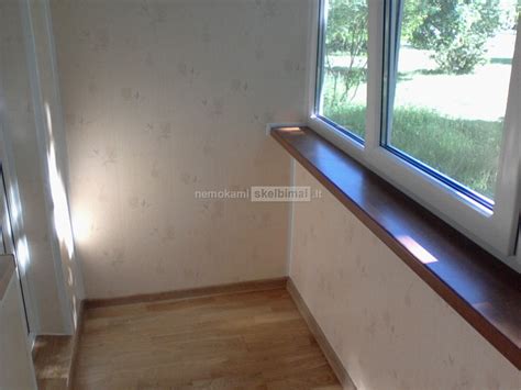 balkono vidaus apdaila dailylentėmis