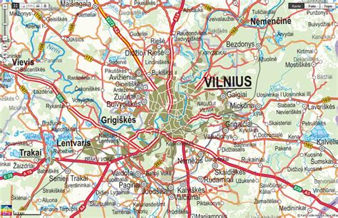 Infografika: kelių asfaltavimo žemėlapis Vilniaus rajone
