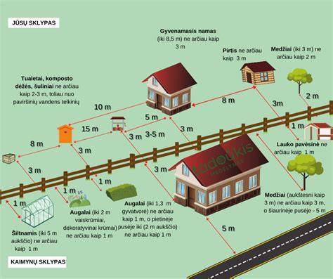 Diagrama: klojimo metu būtini atstumai ir grindjuosčių įtaka