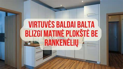 Infografika: Blizgi vs Matinė virtuvės apdaila