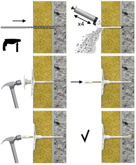 montavimo schema akmens vatos plokščių fasadui