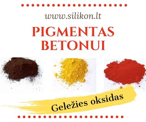 Spalvų chromatograma: geležies oksidas purkšti