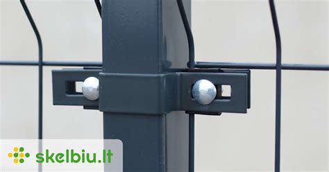 Metaliniai tvoros stulpai ir jų tvirtinimo detalės