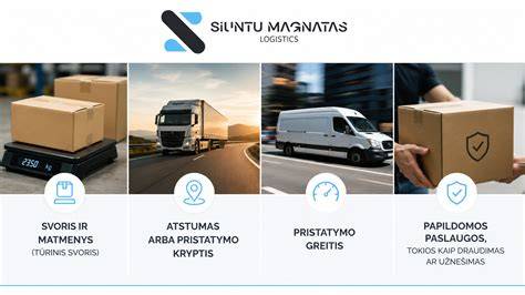 Kainų įvairovė ir pristatymo terminas Lietuvoje