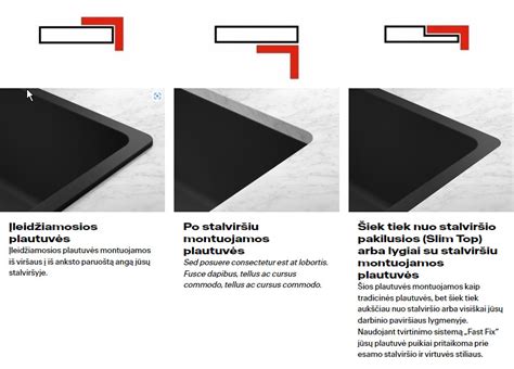 Virtuvės plautuvių montavimo būdai