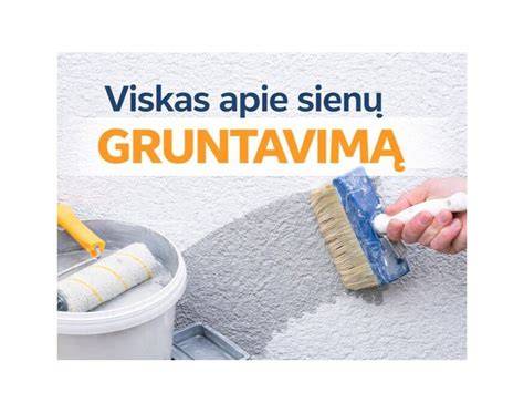 Infografika: sienų paruošimo etapų sekos