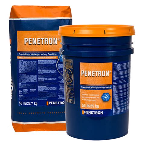 Hidroizoliacijos medžiagų palyginimo lentelė: Penetron, Penecrete, Xypex ir kt.