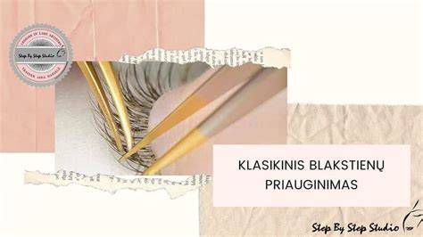 Klasikinio ir volume blakstienų technikų palyginamoji diagrama