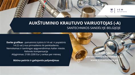 Klojinių surinkimas ir paruošimas