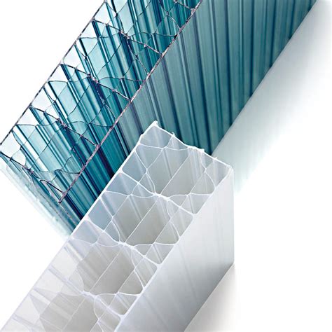 Kanalinio polikarbonato struktūra