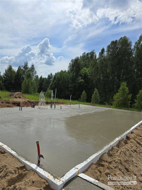 Monolitinis betonavimas - pavyzdys objekto