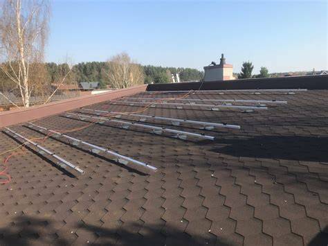 Bituminių čerpelių montavimo etapai