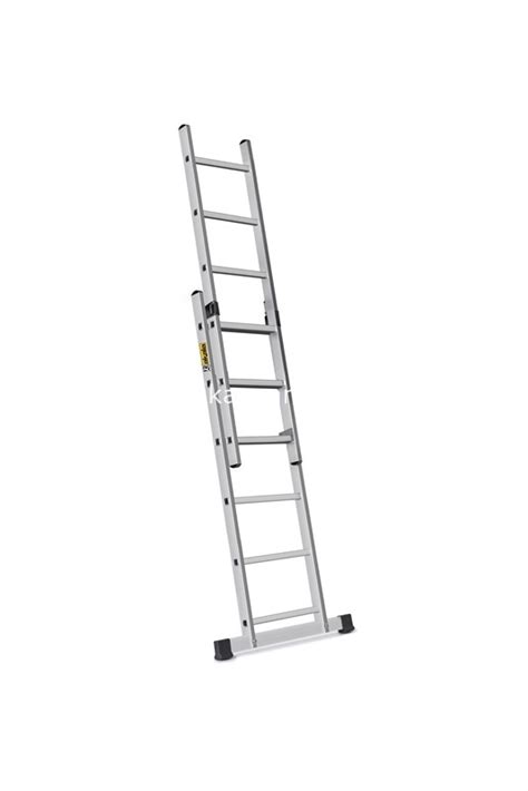 Schematinis aliumininių dvipusių kopėčių dizainas