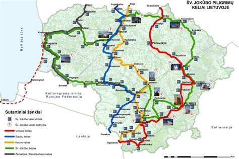 Mapa: Prioritetiniai krašto ir rajoniniai keliai remonto darbams Lietuvoje.