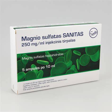 Magnio sulfatas ir jo naudojimo sritis