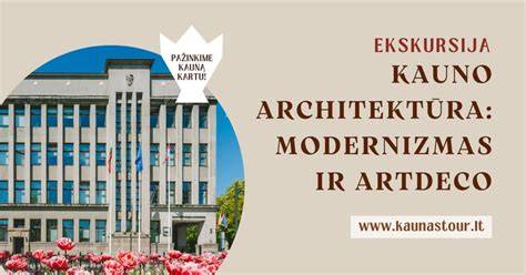 Infografika: Kauno tarpukario art deco žemėlapis ir stilistiniai motyvai