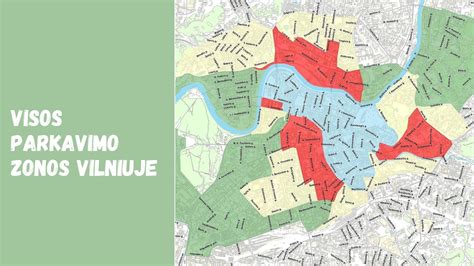 Žemėlapis su nurodytais nuomos punktais Vilniuje