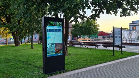 Skaitmeninis informacinis ekranas mieste