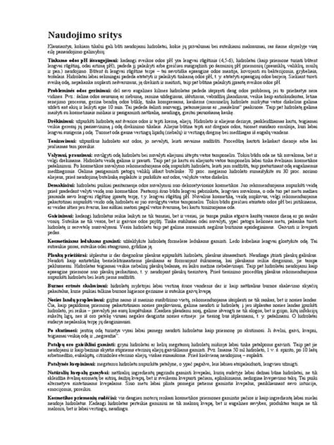 Vario vamzdžių naudojimo sritys