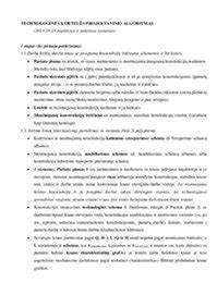 Infografika: technologinės kortelės rengimo procesas ir eiliškumas
