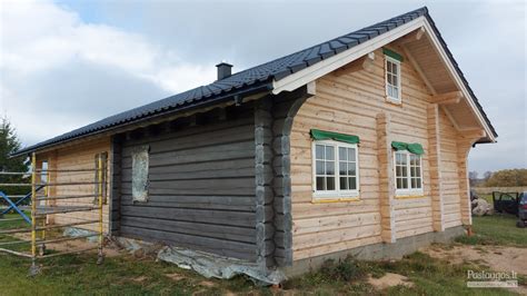 Medinių namų statybos pavyzdžiai
