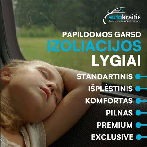 Garso izoliacijos nauda vizualiai: tylus salonas, geresnė garso kokybė