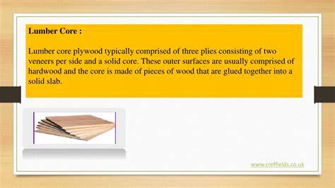 Lumber Core faneros sandaros schemuota iliustracija