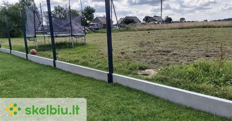 tvoros su betoniniu pamatu schema