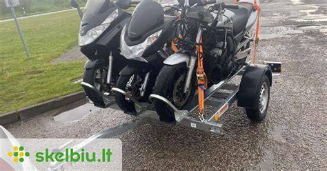Priekabos nuoma motociklams Lietuvoje