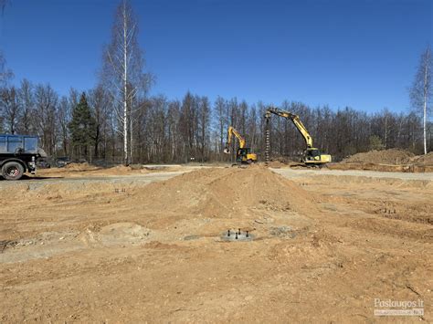 Gręžtinių pamatų įrengimo procesas