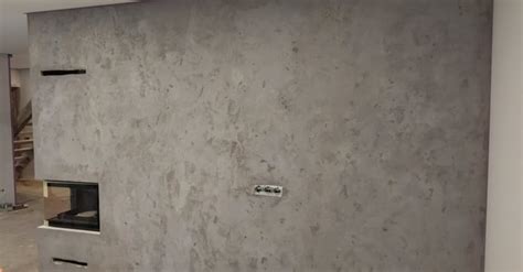 Baigtas betono imitacijos interjeras