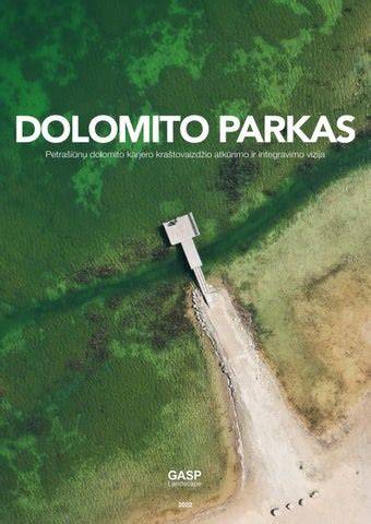 Dolomito karjero brėžinys ir regioninis pasiskirstymas