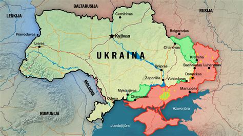 Žemėlapis su Ukrainos pirkimo zonomis - logistikos tinklo peržiūra
