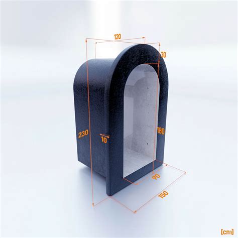 Betono modulis su integruotais laiptais