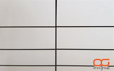 Schema su HPL fasadinių plokščių matmenimis