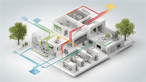 Aukštos klasės A++ pastato energijos efektyvumo schema