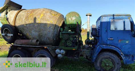 Betono maišyklės išardymas