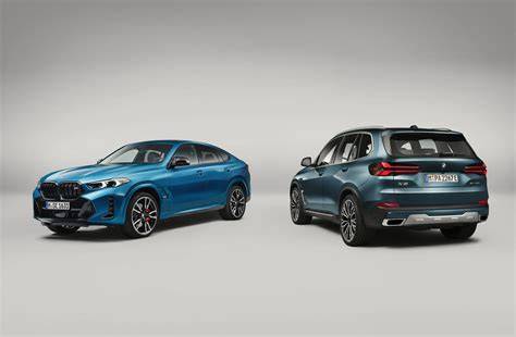 Infografika: BMW X5 ir X6 atnaujinimų dažniniai pokyčiai